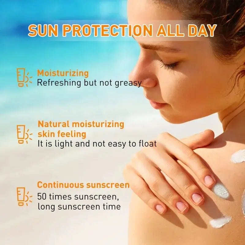 Crema Solar blanqueadora para el cuerpo y la cara, protector solar Original, bloqueador solar, crema protectora para la piel, FPS 50