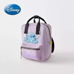 Mochila de dibujos animados- Disney Mickey Mouse para niña, bolso escolar de lona de minnie de gran capacidad