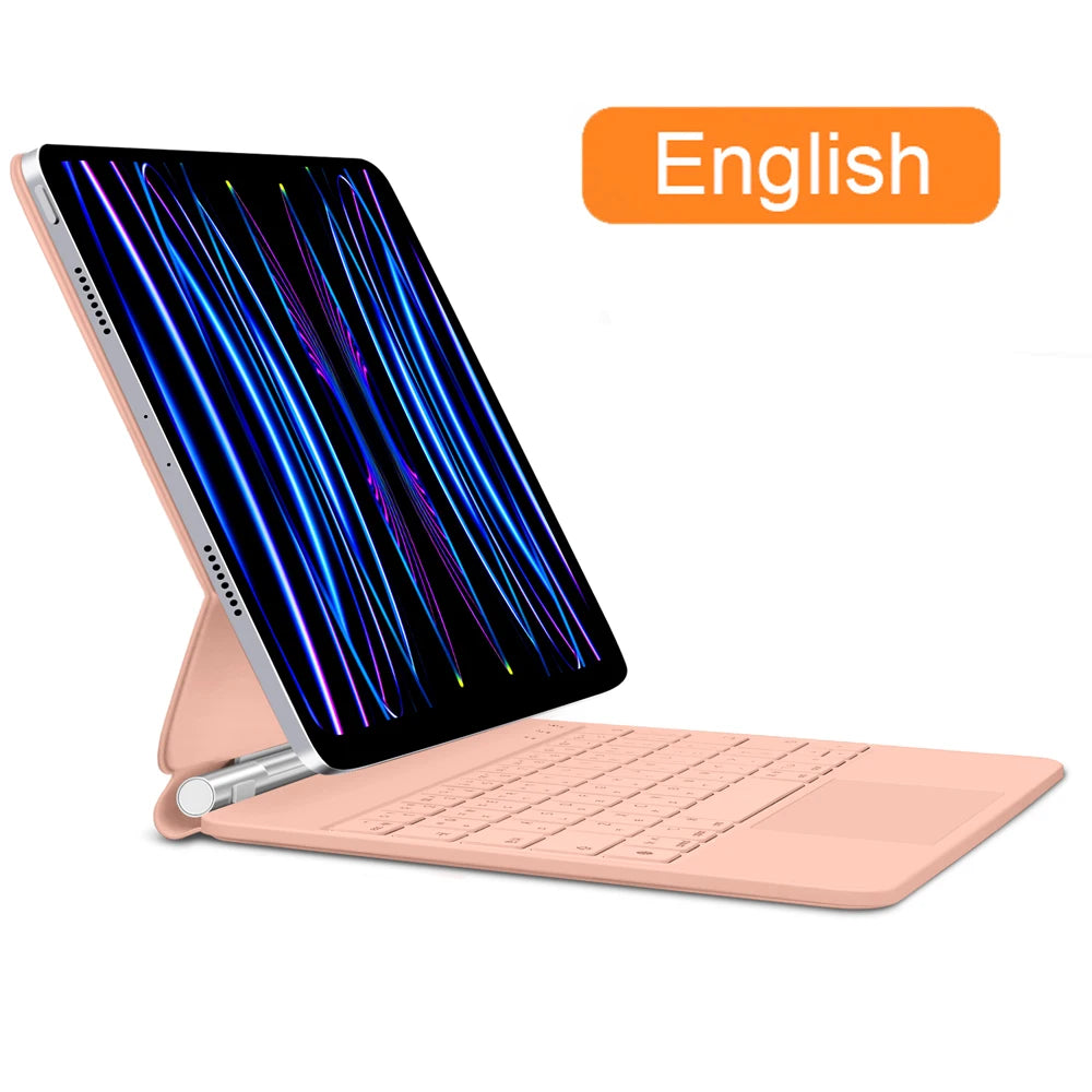 GOOJODOQ Magic Keyboard for iPad Pro 11 Inch 4th/3rd/2nd/1st Gen iPad Air 6 11 2024 Air4 Air 5 Floating Stand Bluetooth Keyboard