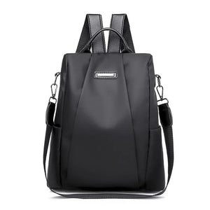 Nueva mochila multifunción para mujer, bolso escolar informal de Color sólido para niñas, bolso de hombro de viaje con correa desmontable a la moda