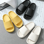 Men Home Slippers Male Sandals Bathroom Women Non Slip Outdoor Beach Slides Casual Rubber Flip Flops Flat 2025 New Trend Summer