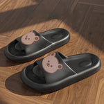 Men Home Slippers Male Sandals Bathroom Women Non Slip Outdoor Beach Slides Casual Rubber Flip Flops Flat 2025 New Trend Summer