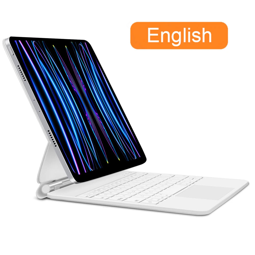 GOOJODOQ Magic Keyboard for iPad Pro 11 Inch 4th/3rd/2nd/1st Gen iPad Air 6 11 2024 Air4 Air 5 Floating Stand Bluetooth Keyboard