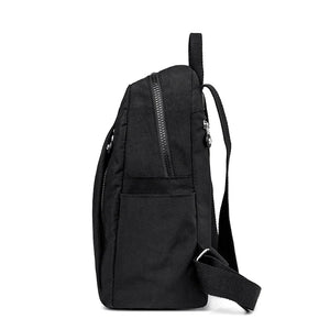 Mochila De tela de nailon impermeable para mujer, morral escolar de moda para chicas adolescentes, bolso de hombro de alta calidad, mochila de viaje, novedad de 2025