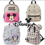 Mochila de dibujos animados- Disney Mickey Mouse para niña, bolso escolar de lona de minnie de gran capacidad