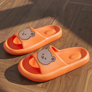 Men Home Slippers Male Sandals Bathroom Women Non Slip Outdoor Beach Slides Casual Rubber Flip Flops Flat 2025 New Trend Summer