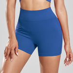 Conjunto de pantalones cortos deportivos para mujer, Shorts elásticos ajustados de cintura alta, informales, a la moda, para correr al aire libre, novedad de 2025