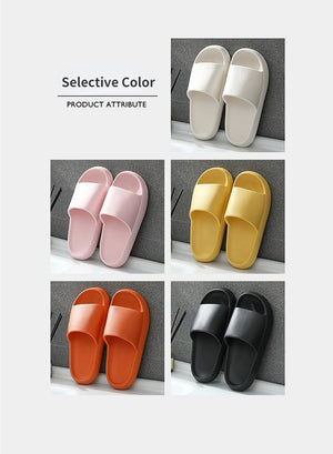 Men Home Slippers Male Sandals Bathroom Women Non Slip Outdoor Beach Slides Casual Rubber Flip Flops Flat 2025 New Trend Summer